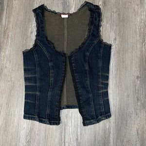 Picasso Stye Jeans Denim Vest